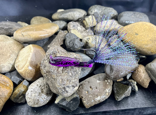 Purple Nightmare 3/4oz River Rattler (Rattling Jig)